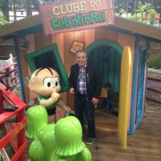 Maurício de Sousa na Chácara Turma da Mônica