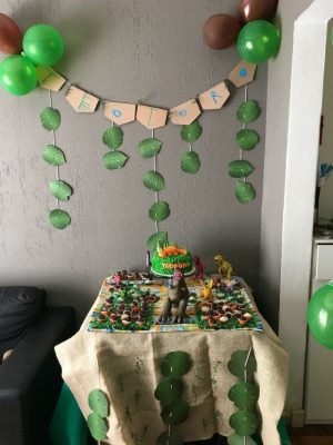 Festa pequena, sem espaço, sem muitos recursos, mas com muito amor!