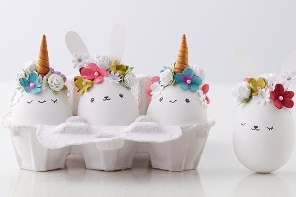 decoração de ovos para a Páscoa