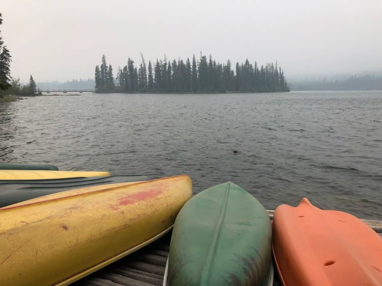 canoas em Pyramid Lake