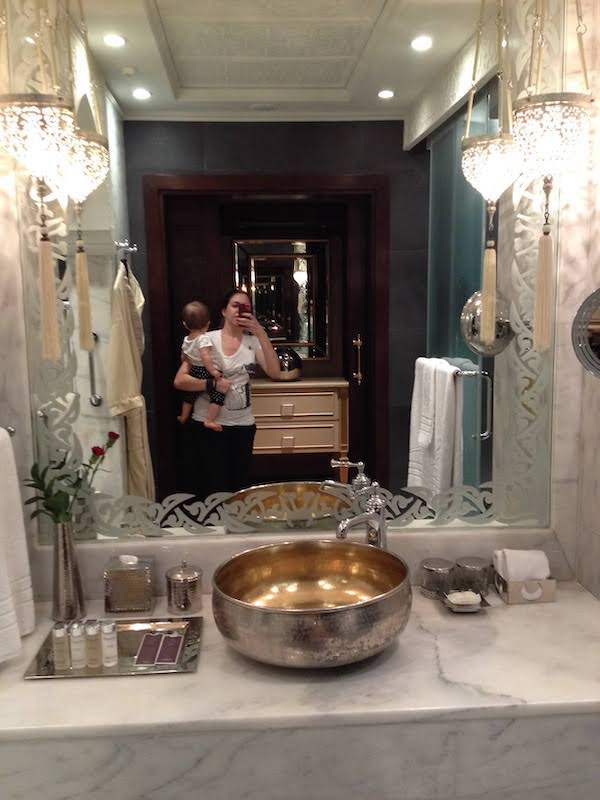 banheiro suite Jumeirah Zabeel Saray 