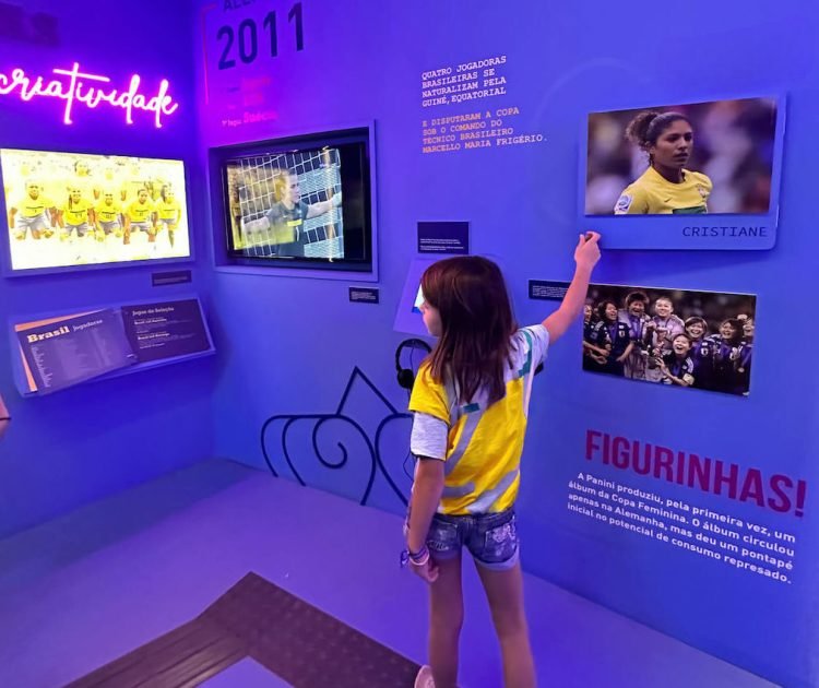 exposição Rainha de Copas Museu do Futebol