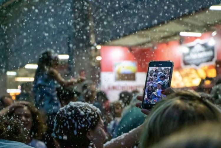 Chuva de Neve Natal de Holambra
