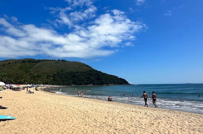 Praia de Paúba em São Sebastião