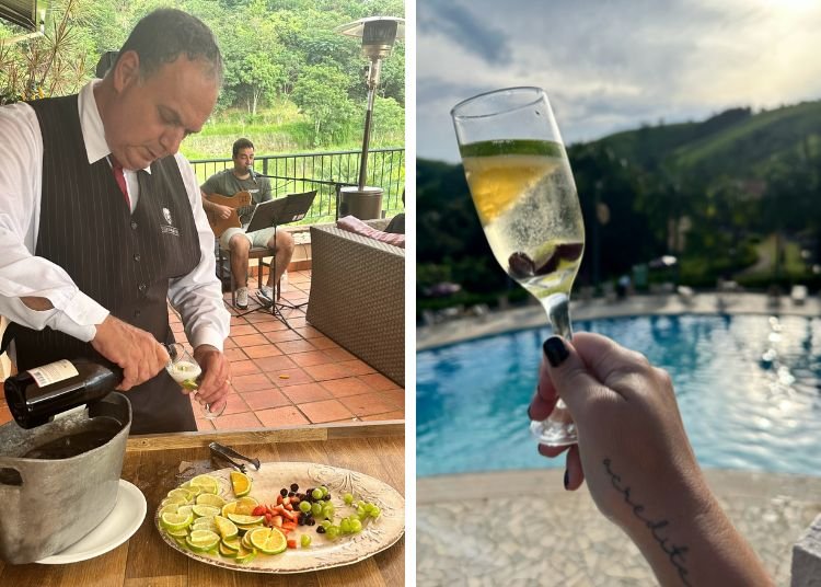 Villa di Mantova happy hour na chegada