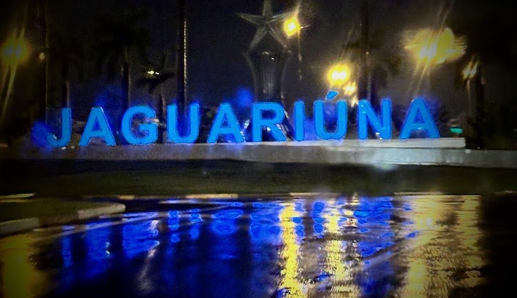letreiro Jaguariúna