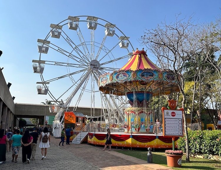 Parquinho no pavilhão da Expoflora