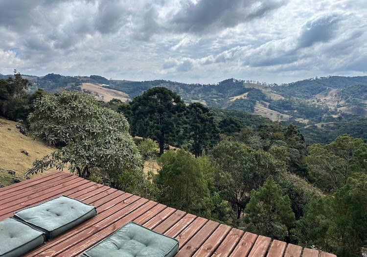 vista das montanhas em gonçalves
