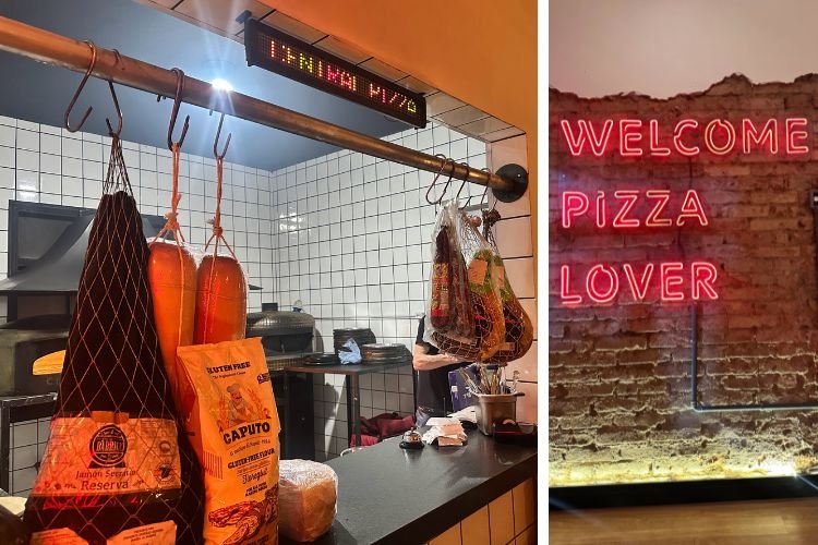 entrada da Central Pizza em Serra Negra
