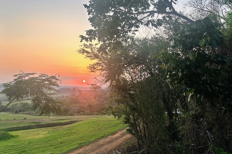 Nascer do sol no chale bem te vi brotas