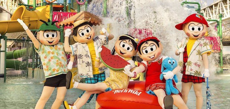 Turma da Monica no Wet'n Wild